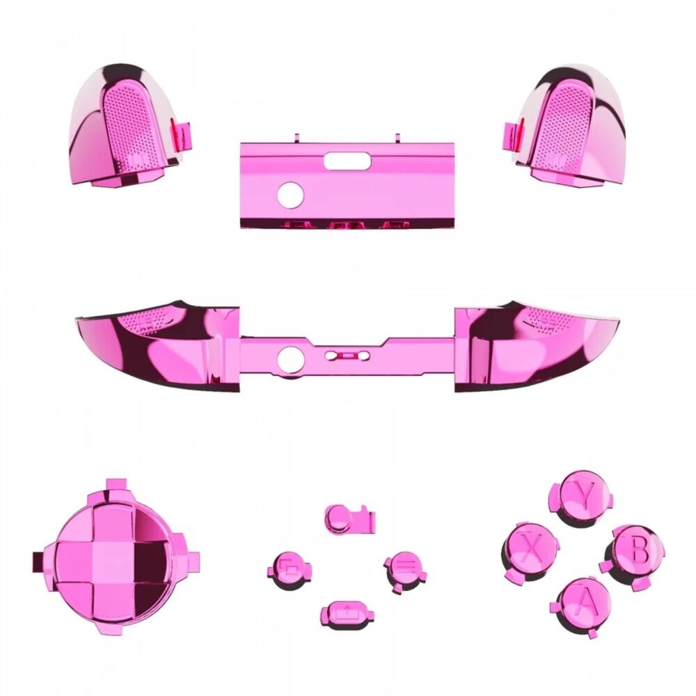 eXtremeRate Replacement Buttons for Xbox Series X/S Controller Metallic Pink